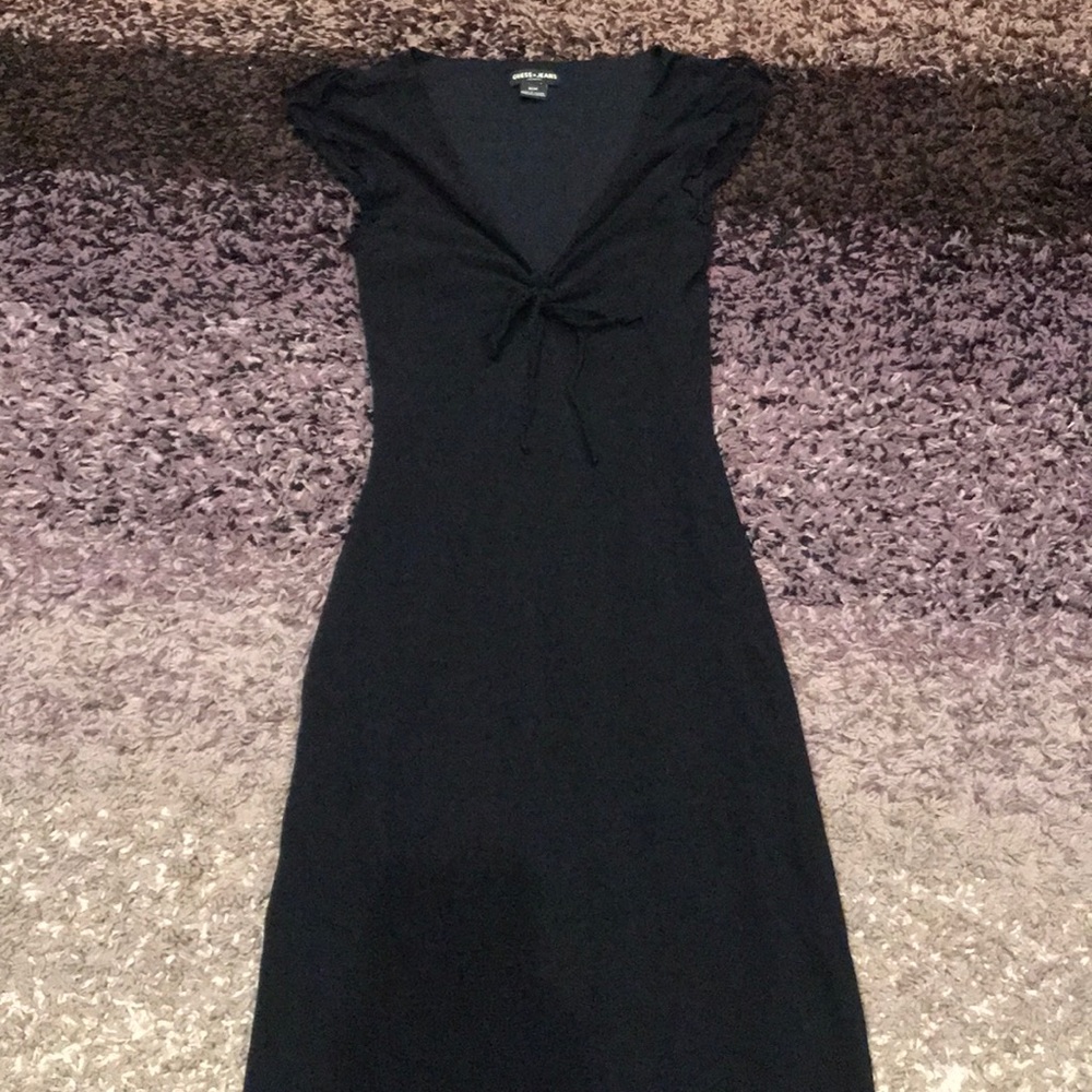 Guess Black Bodycon Dress Size M